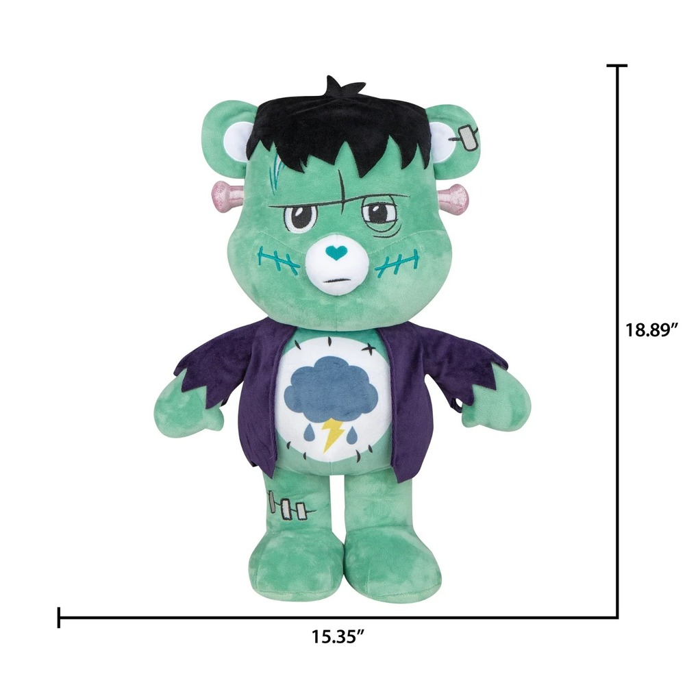 Care Bears Frankenstein Grumpy Bear 19" Halloween Plush Porch Greeter nwt